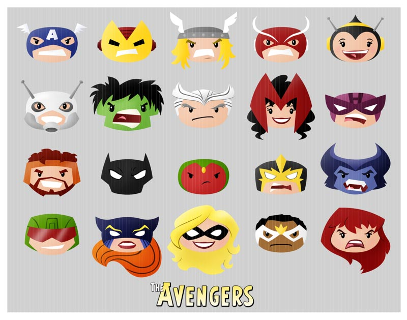 Illustration for article titled Mighty Cute Avengers: The Most Adorable Avengers Fan Art Ever!